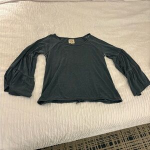 Chaser Women's Dark Green Long Sleeve Top